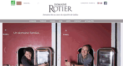 Desktop Screenshot of domaine-rotier.com